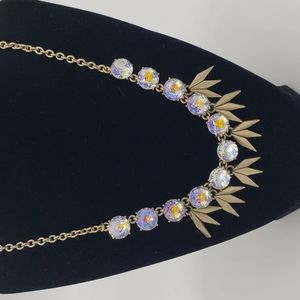 Jeweled Necklace, Black Tie Necklace